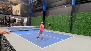 Derek & Jack Face Off Against Jordan & Company At Pin Point Pickleball. 