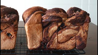 시나몬 식빵  만들기(Cinnamon twisted loaf bread recipe/シナモン食パンのレシピ・作り方 )