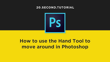 Navigate around Photoshop using the Hand tool | Adobe Photoshop Tutorial #14