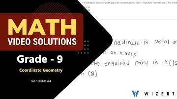Grade 9 Math Problems - Maths Coordinate Geometry problems for Grade 9 with answers - Set 1605609524