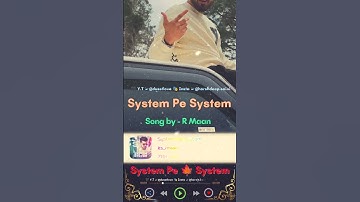 System Pe System|R Maan|Top|Hits|Kite Rukta Na Laage|Haryanvi| 2023#1KCreator#dusstlove#shorts