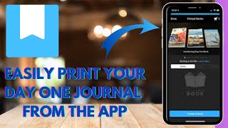 How to Easily Print Your Day One Journal from the App - FULL TUTORIALS - 2025 screenshot 1