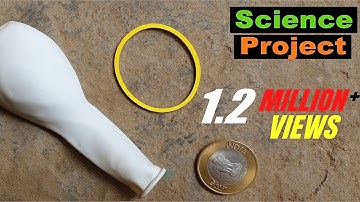 Easy science exhibition projects | 🎈Science projects working model | Dancing balloon #experiment 