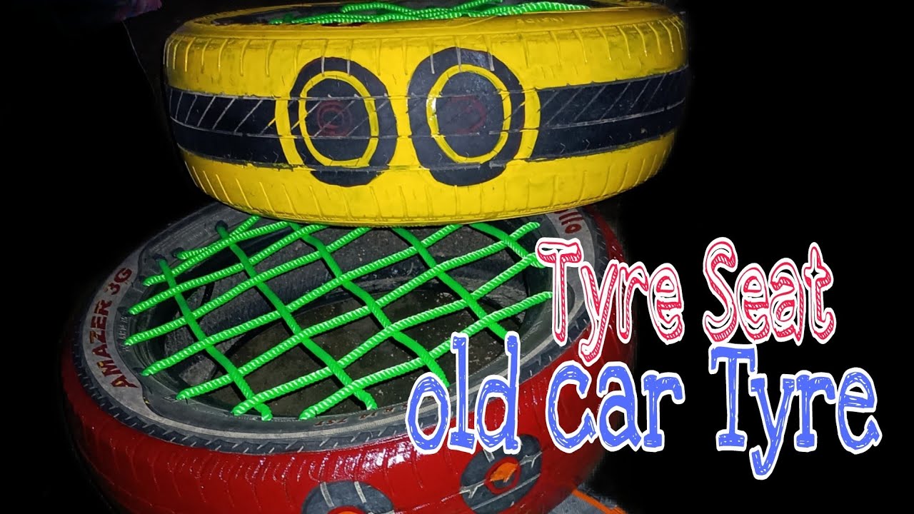 Tyre Seat old car Tyre Tyre rop making at homeswadhin YouTube