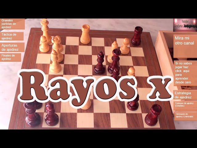 O que é RAIO-X no XADREZ - Táticos de Xadrez - passo a passo ep17