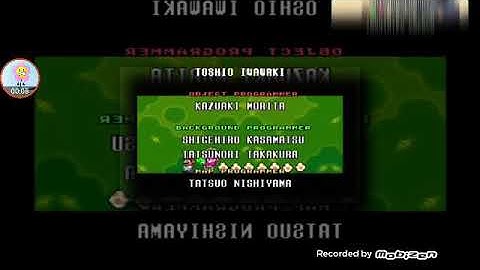 TAS SMW Credits Glitch from Yoshi