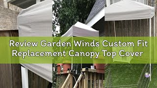 Review Garden Winds Custom Fit Replacement Canopy Top Cover Compatible with The Ozark Trail FGA64S1