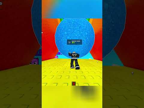 Roblox Push Rock for Brainrots I destroyed a HUGE BLUE BALL in Roblox! 😱