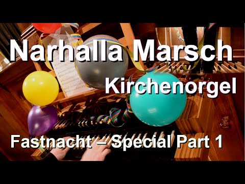 Mainzer Narhalla Marsch (Orgel Cover) - Carneval special on organ