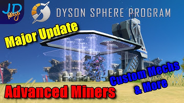 Dyson Sphere UPDATE Advanced Miners, Geothermal power, Mech Customisation - Icarus Evolution