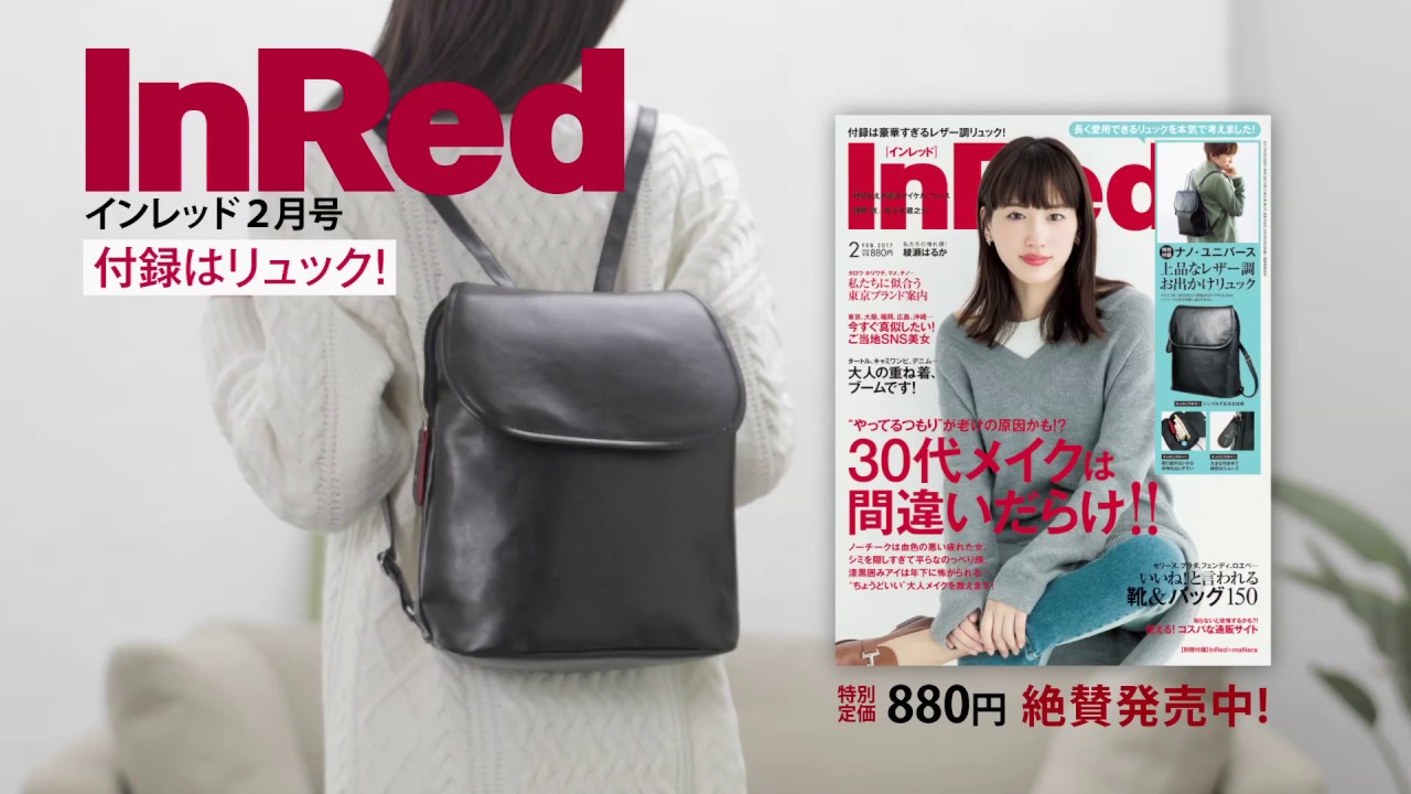 InRed ナノユニバース 大人の上質 リュック 付録 - バッグ