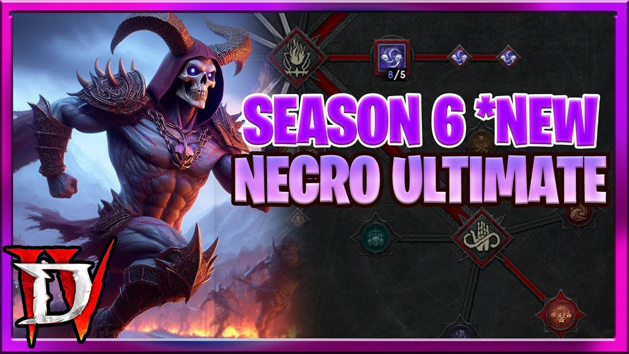 Soul Rift Diablo 4 Season 6 New Ultimate Soul Rift Necro Build : Early Gameplay ...
