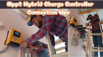 Force Mppt Solar Charge Controller | Mppt Hybrid Charge Controller Connection Ups