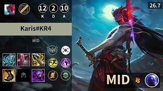 롤 챌린저 미드 요네 " Karis#KR4 " | Patch 26.7