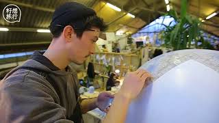 Apple Daily (Hong Kong) visit Bellerby & Co Globemakers London