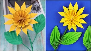Ide Terbaru: Membuat Bunga Matahari Dari Kertas Origami