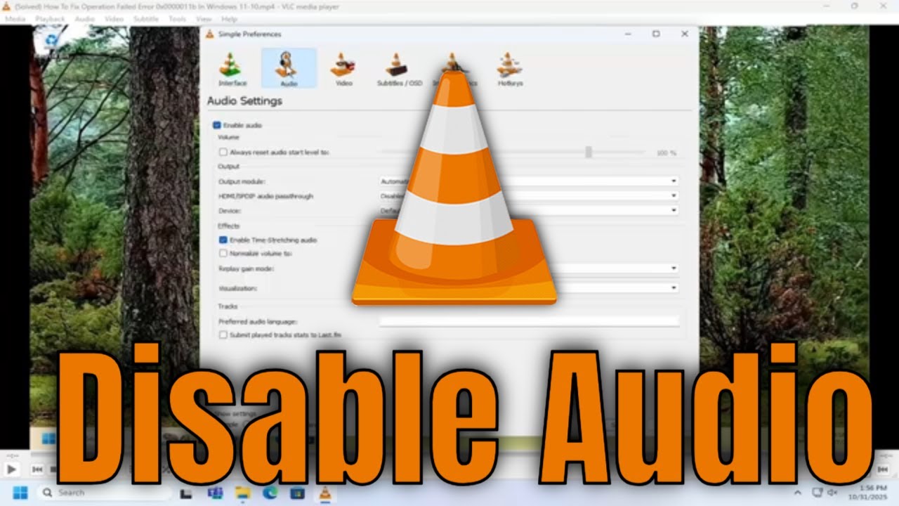 Как отключить звук в VLC Media Player [Руководство]