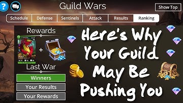 Gems of War Tiny Tutorial: Why Your Guild May Be Pushy During Guild Wars