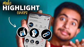 How to make your own highlight covers on instagram 2022 | Instagram highlight me photo kaise dalen screenshot 3