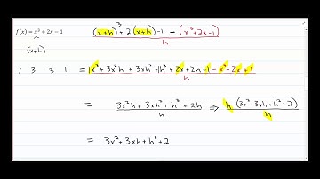 Difference Quotient - Cubed Function wk3