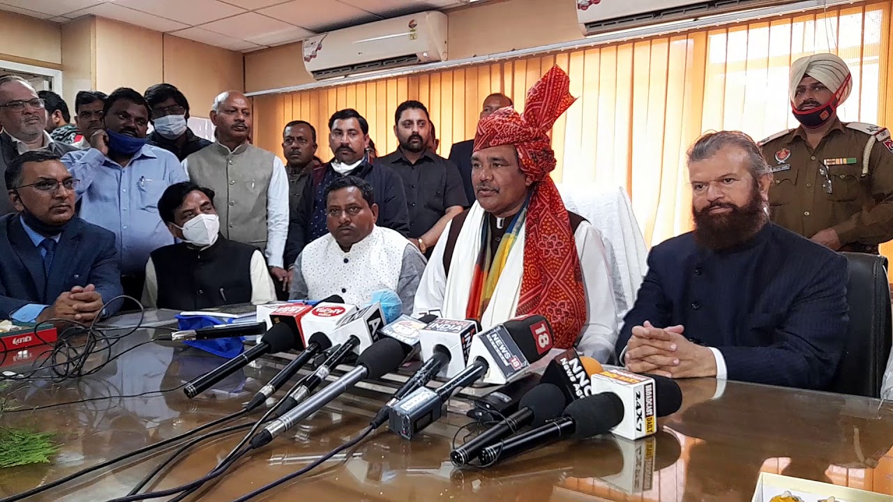 Vijay Sampla assume the charge of Chairman National Commission for Scheduled Castes & PC. New Delhi