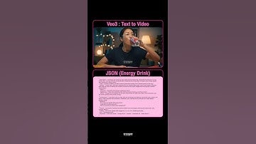 เจนคลิปโฆษณาสินค้าด้วย JSON Prompt บน Veo 3  🥤🎬