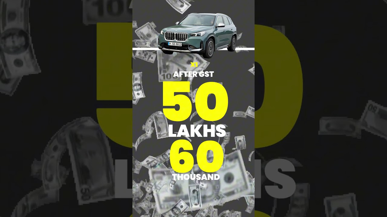 The price difference in BMW cars before and after the new GST 