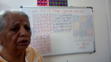 Math Tricks:-18 By 18 Magic