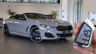Bmw M850I Convertible Nardo Grey Individual Sound & Visual Review