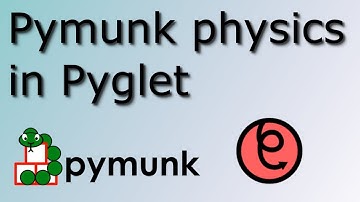 Pymunk physics in Pyglet - p08 - using Sprites