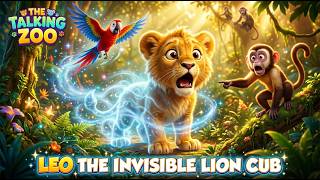 Leo the Invisible Lion Cub! 👻✨ | Magical Jungle Adventure | The Talking Zoo