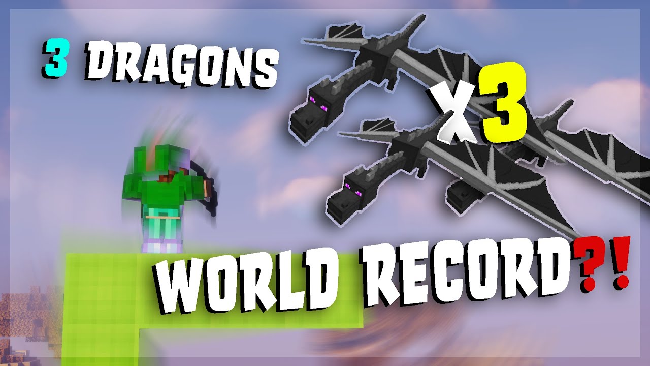 Killing THREE Dragons In ONE Bedwars Game
