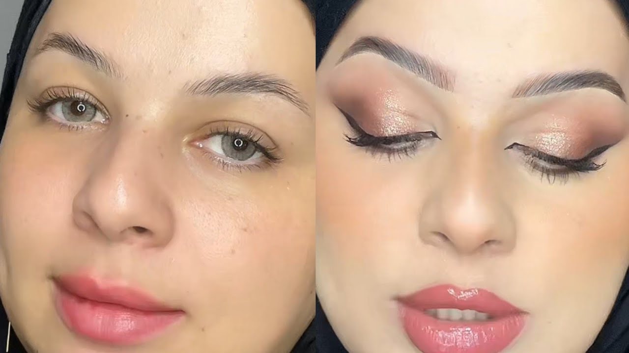 مكياج اعراس اوسهراة بطريقة سهلة تقدري ديريه وحدك