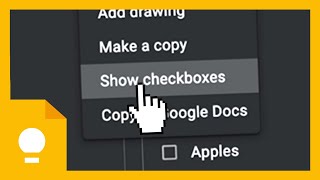 Google Keep Tutorial: Turn on Checkboxes (Lists) Profile