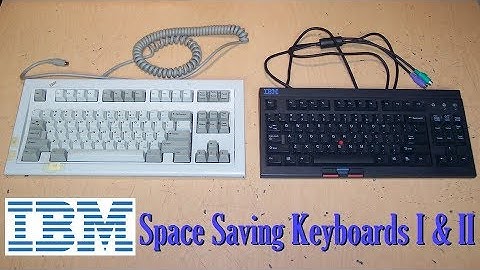 IBM Space Saving Keyboards I & II (RT3200)
