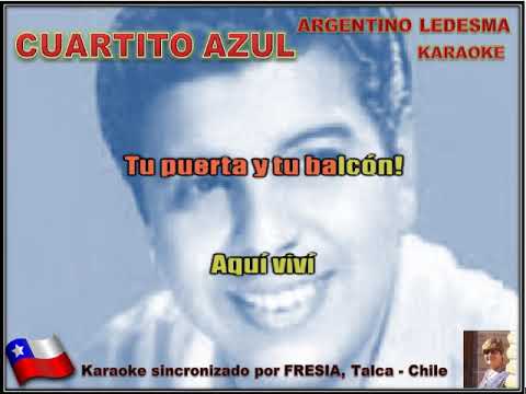 CUARTITO AZUL - Argentino Ledesma - Karaoke