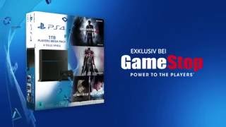 PlayStation 4 1TB Players Mega Pack - exklusiv bei GameStop