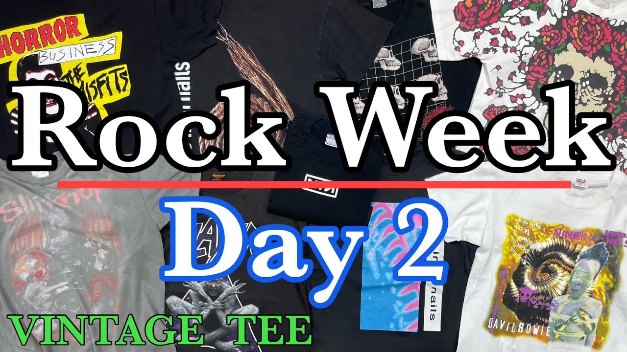 7/18 ロックTシャツWEEK「DAY 2」即完売デザインや久々入荷の良個体