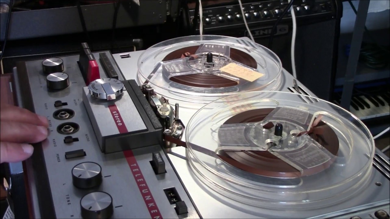 TELEFUNKEN REEL TO REEL REPAIR PART 1 - YouTube