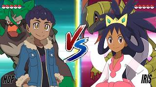 Pokémon Battle: Hop Vs Iris