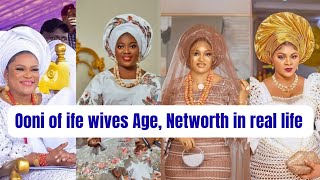 Full List Ooni of Ife wives Age, Networth, Career, Qualifications, position in real life .