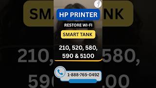 Restore HP Smart Tank WiFi (210, 520, 580, 590, 5100 Series)