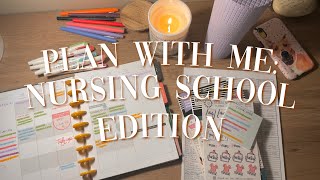 PLAN WITH ME: NURSING SCHOOL