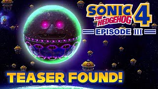Sonic 4 Episode 3 Unreleased Teaser Found!