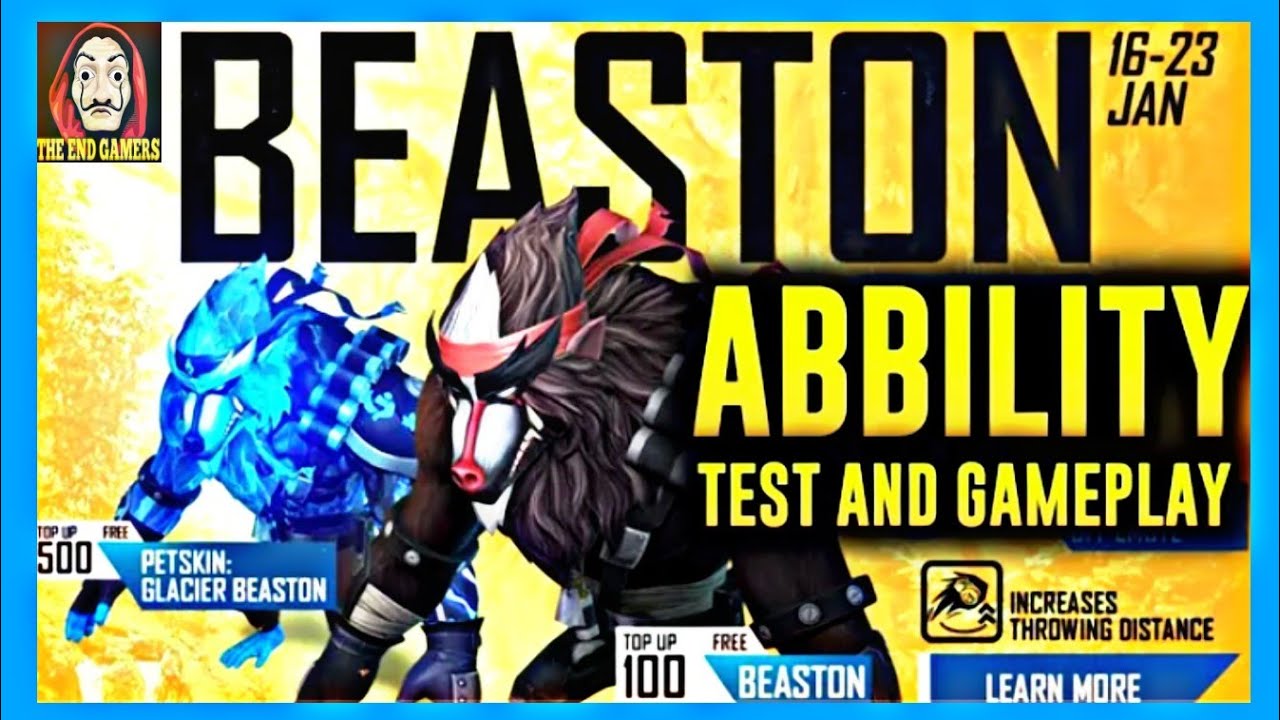 New Pet Beaston Ability Test || Free fire New Pet Good or Bad..!🤔 Full Review🔥 || THE END GAMERS