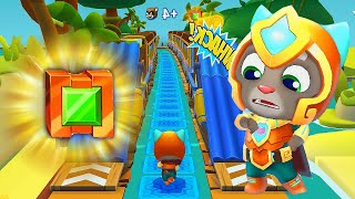 Talking Tom Hero Dash  NEW UPDATE THE JUNGLE - GOLD FLASH TOM screenshot 3