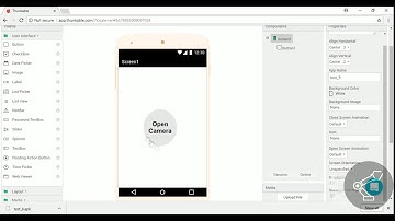 Thunkable Tutorial #9 -Use camera in app | android application without coding | In Hindi