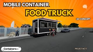 Container Food Truck Made Using Modular Container | 3D Concept | Mobile Container | Food Truck Container Food Truck Made Using Modular Container | 3D Concept | Mobile Container | Food Truck