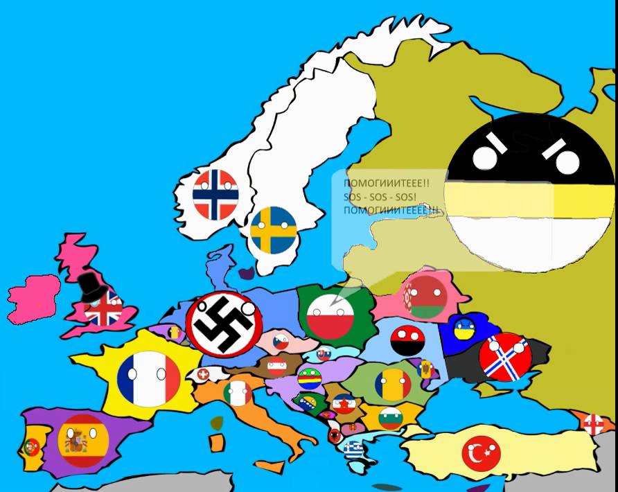 Карта украины кантриболз