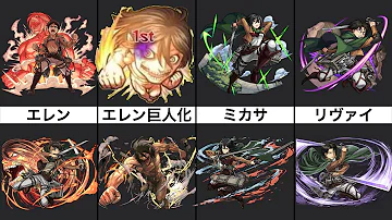 モンストのキャラクターの絵
